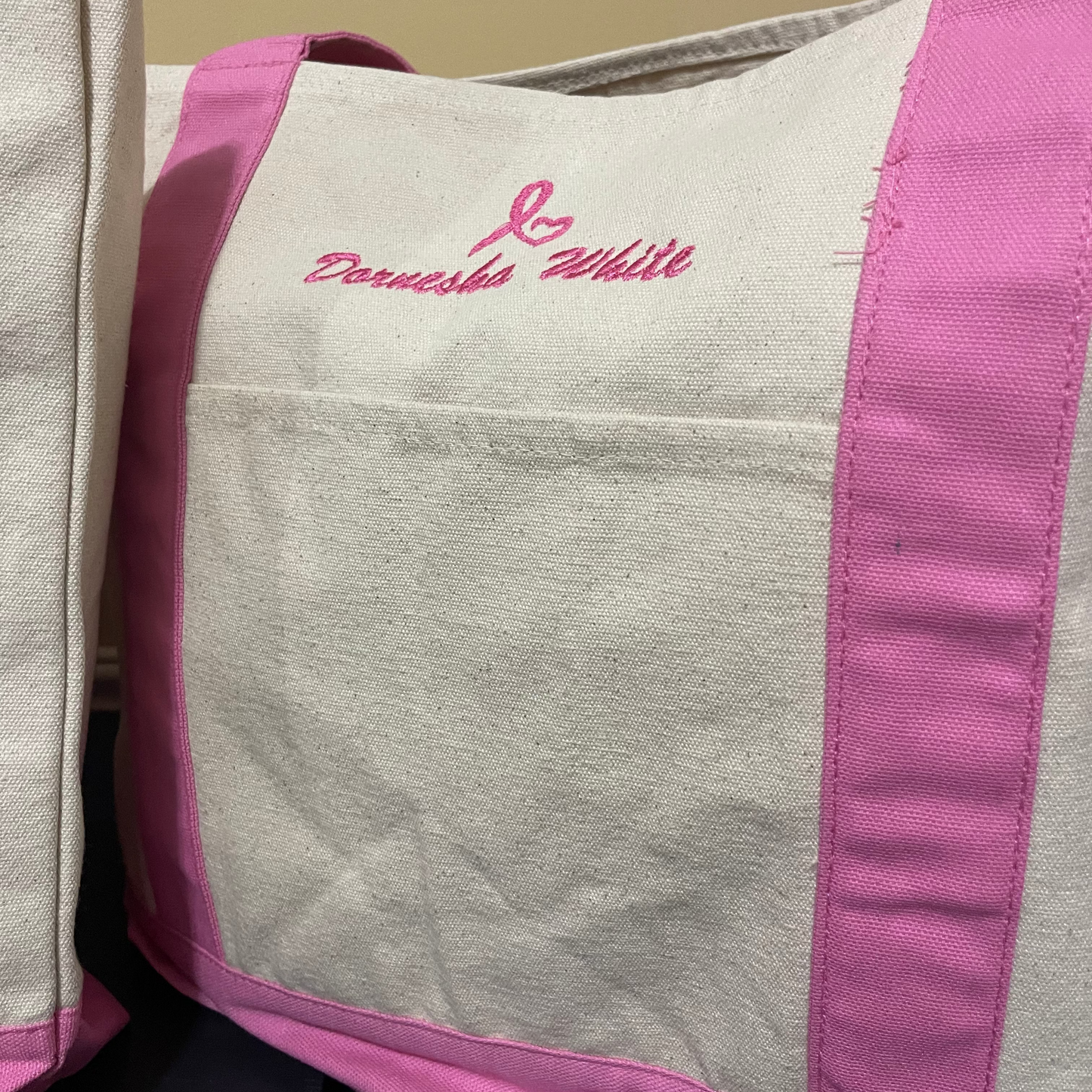 Custom Pink Heart Bag | Free Shipping