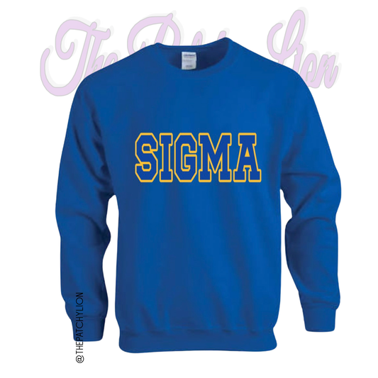 Sigma Crewneck Sweatshirt Blue | Free Shipping
