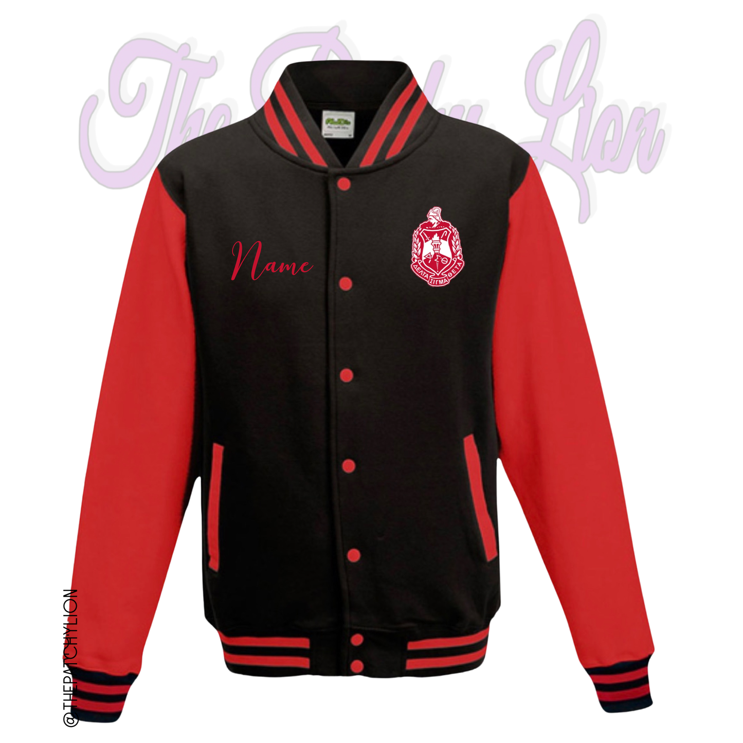Delta Embroidered Letterman Jacket | Free Shipping