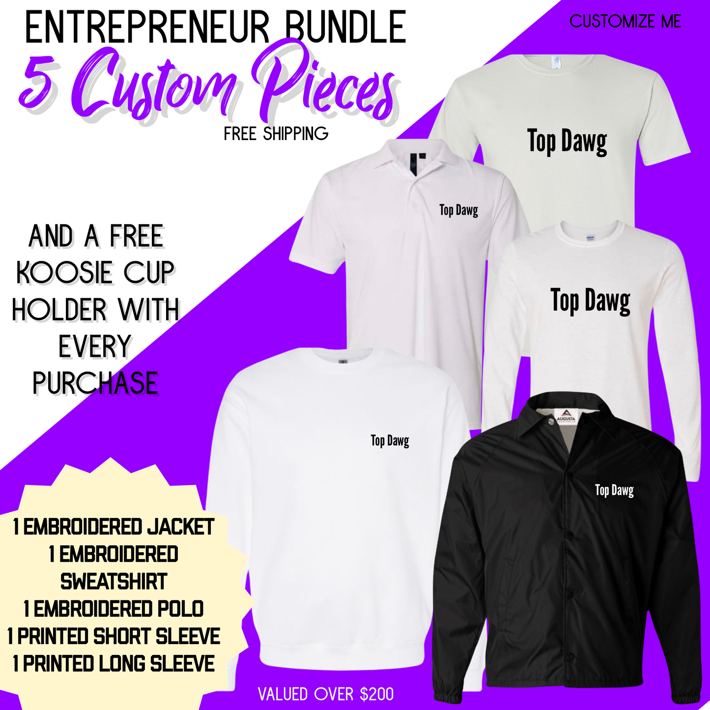 Entrepreneur Fall Bundle White | Free Shipping
