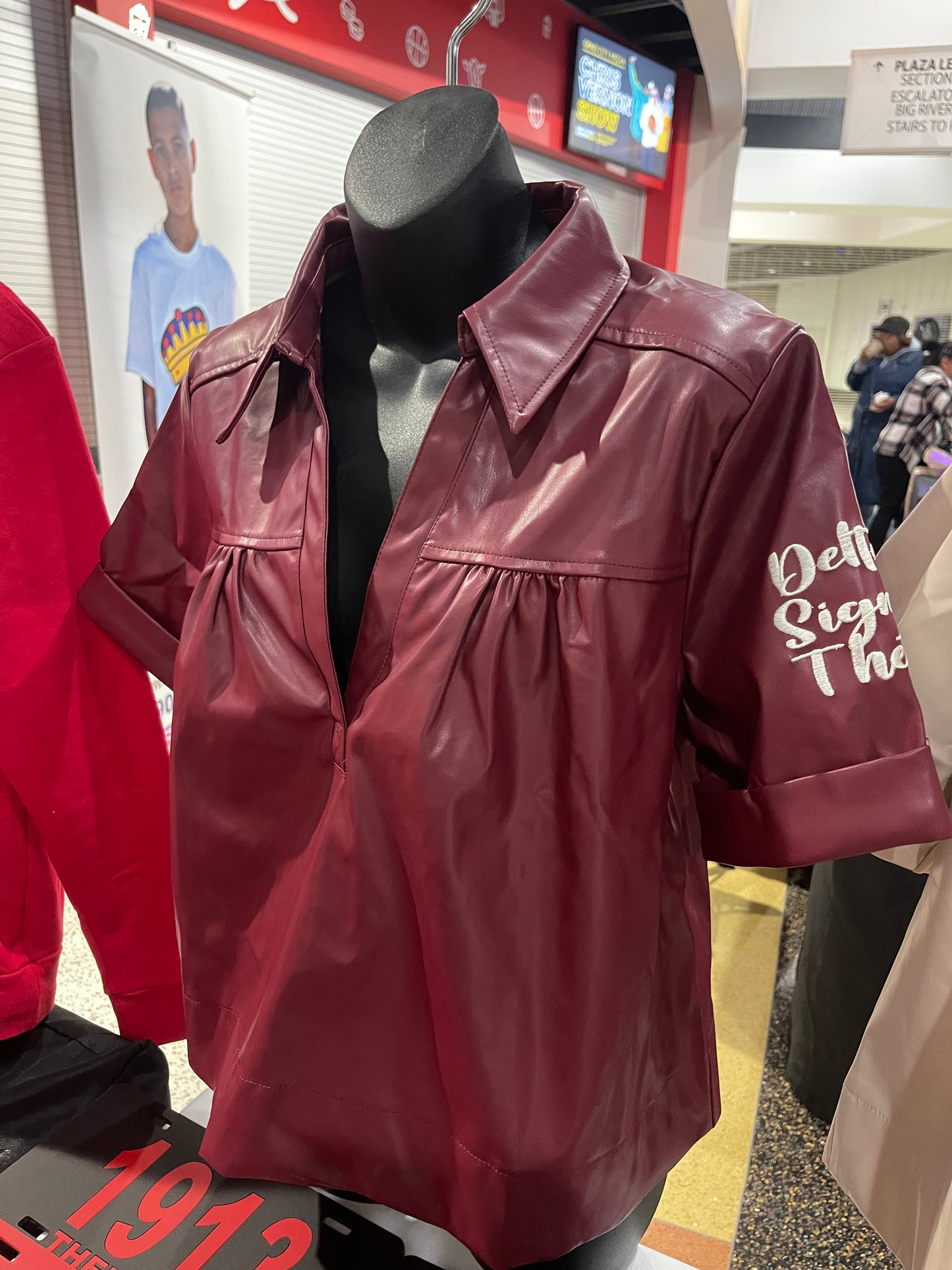 Faux but Real Top Crimson | Free Shipping