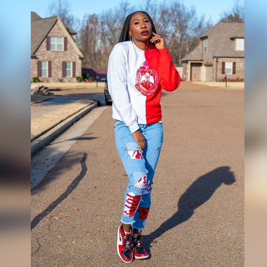 Best of Both Sweatshirt Grey| Free Shipping