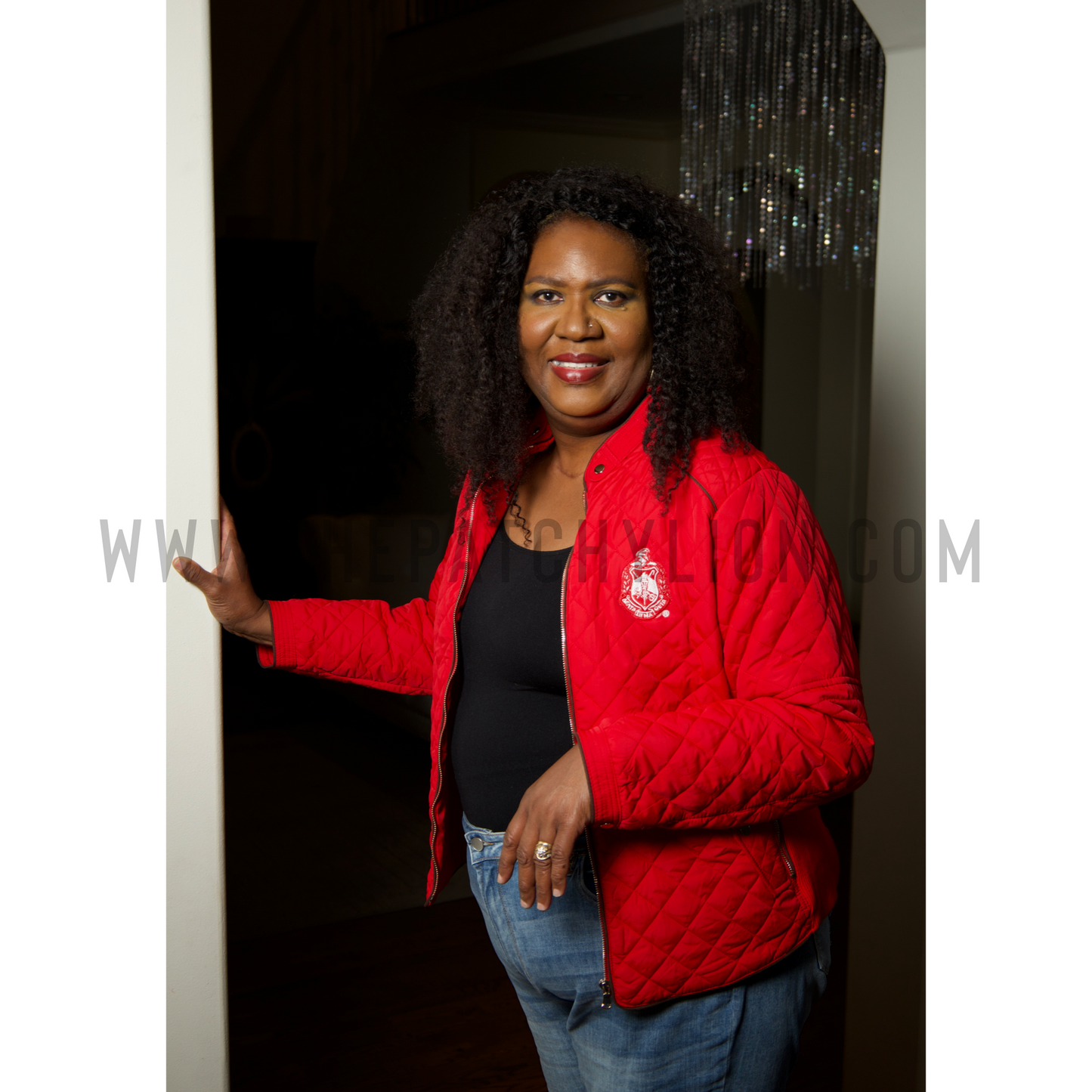 Curvy Cold Times Puffer Red | Free Shipping