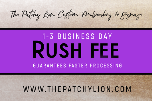 1-3 Business Day Rush Fee