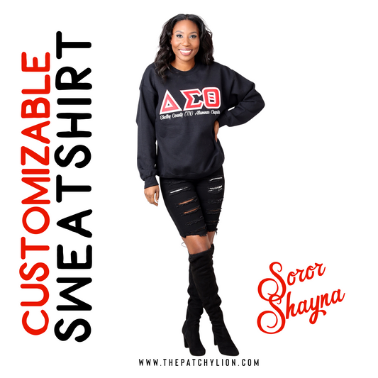Custom Chapter Embroidered Sweatshirt | Free Shipping