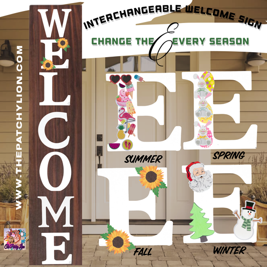 Interchangeable Welcome Sign | Free Shipping