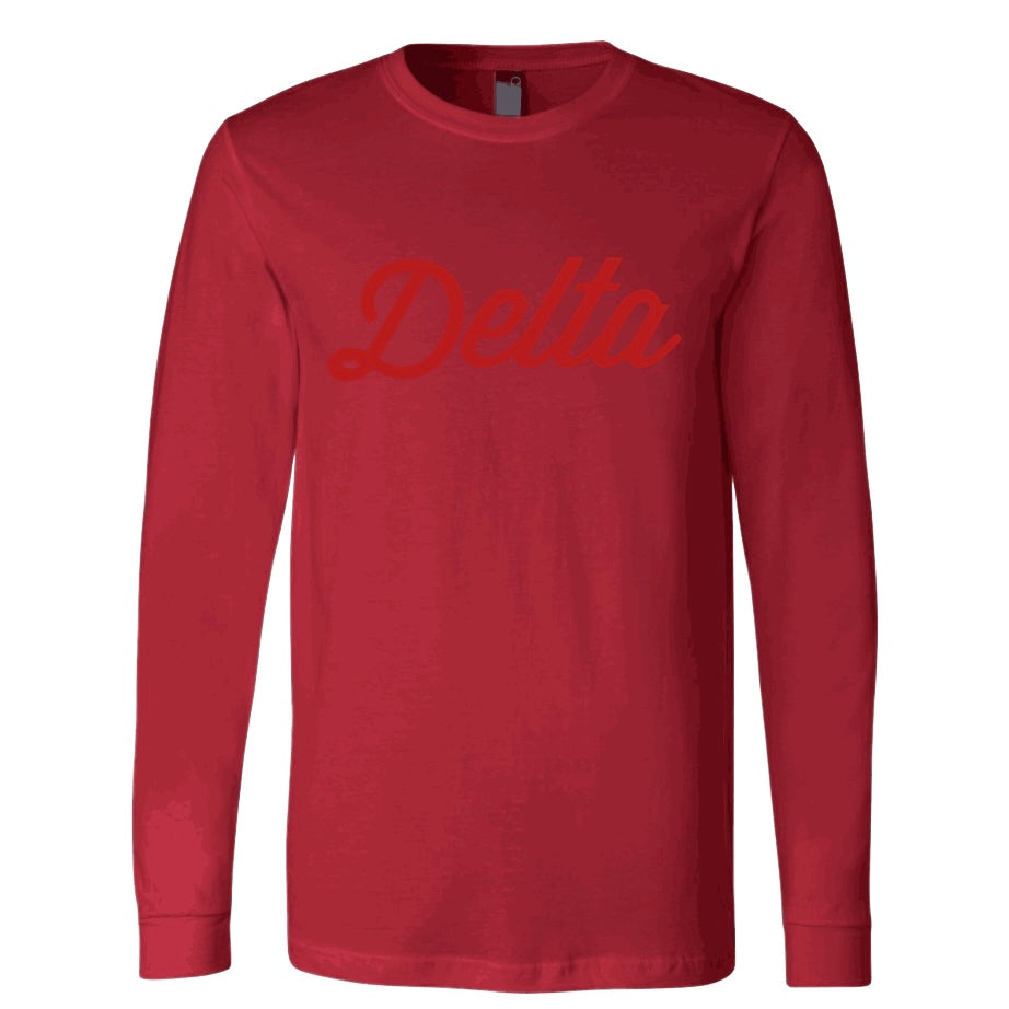 Delta Red Out Long Sleeve | Free Shipping