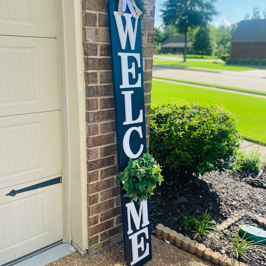 Wreath Welcome Sign | Free Shipping